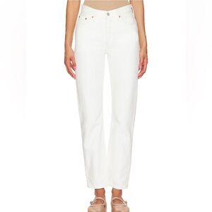 Levi’s 501 Cropped Jean in White